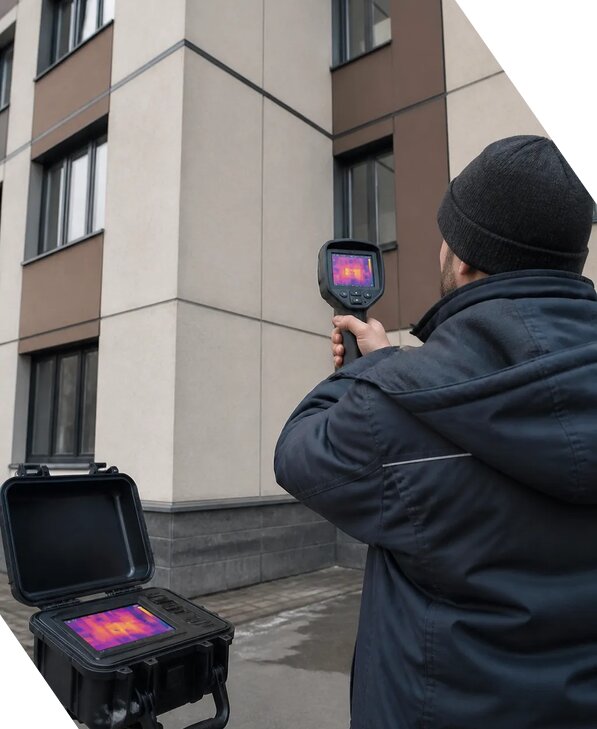 Тепловизионное обследование зданий и сооружений в Партизанске